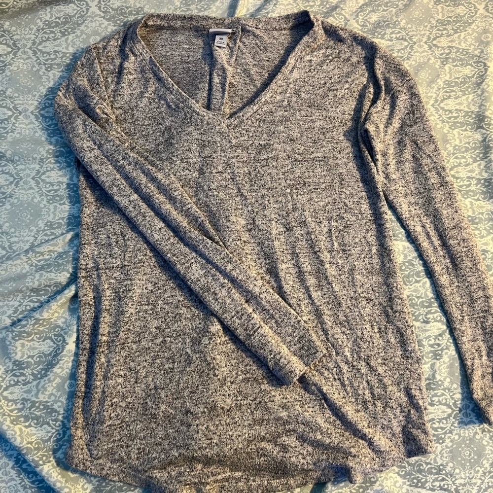 Gray Long Sleeve Top size XS